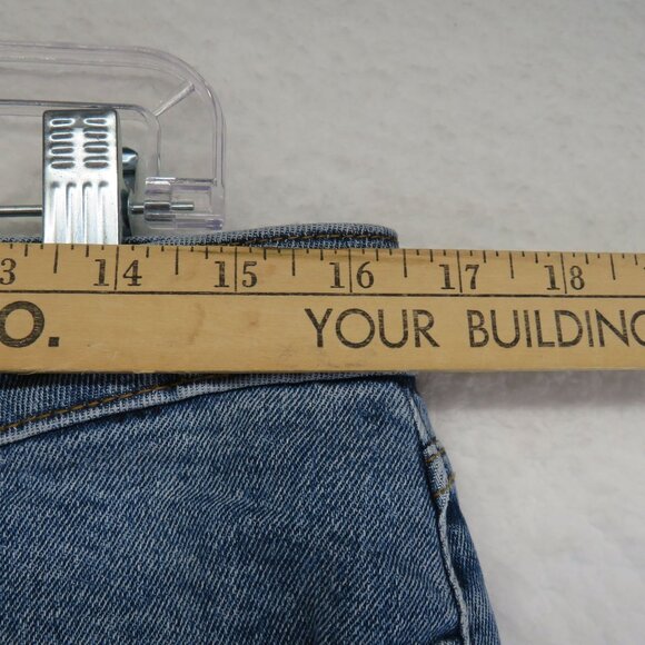 Vigoss Jeans Womens Size 30 Stevie Straight Leg Distressed Medium Wash Denim - Picture 8 of 10